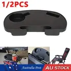 1/2X Clip On Side Table Tray Cup Holder Sun Lounger Camping Outdoor Furniture