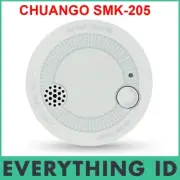 CHUANGO WIRELESS SMOKE DETECTOR ALARM SMK-205 FOR WIFI 4G HOME OFFICE SECURITY