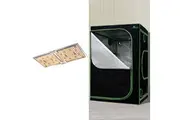 Green Fingers Grow Tent 2200W LED Grow Light Hydroponic Kits System 1.5x1.5x2M