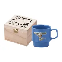 在飛比找momo購物網優惠-【yamaka】SNOOPY史努比 木箱陶瓷馬克杯 衝浪手(