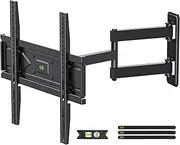 USX MOUNT Full Motion TV Wall Mount for Most 26-55 inch TVs up to 80 Lbs, Wall Mount TV Bracket with Articulating Swivel Tilting, Single Stud TV Mount, Max VESA 400x400mm, XMM904