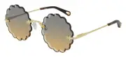 Chloe ROSIE CH0047S Gold/Grey Brown Shaded (006) Sunglasses