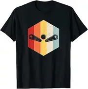 VidiAmazing Retro Flippers Pinball Machine - Vintage Arcade Game ds1546 T-Shirt