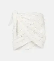 [Farm Rio] Farm Rio White Sun broderie anglaise beach cover-up AU 12 white