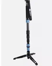 Sirui P-224S Carbon Fiber Video Monopod with folding tripod legs