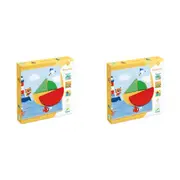 24pc Djeco Tangramini Wooden Shapes Puzzle Game Kids/Children Play Toy 3y+