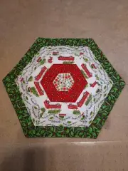 HANDMADE CHRISTMAS TABLE TOPPER ONE OF A KIND LOT #23