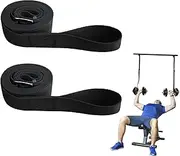 Dumbbell Spotter Straps for Shoulder & Chest Bench Press Portable Dummbell Spotter Hooks Safety Hanger Weight Lifting Assistance Strap 1 Pair