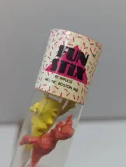fun stix impulse vintage toy tube dinosaur rubber metal ring variety tube