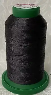 ISACORD 40, Machine Embroidery / Sewing Thread 1000m Colour 2776 BLACK CHROME