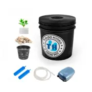 Grow Pot Professional 2gal DWC Hydro Bucket Kit with Air Pump & Accessories