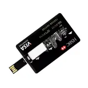 USB Flash Drive High Speed Bank Credit Card Thumb 64GB Memory Flash Stick New