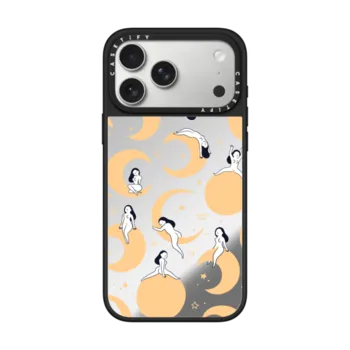 iPhone 17 Pro Max Mirror Case MagSafe Compatible The Moon