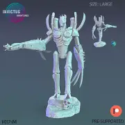Alien Robot Servant A | Invictus Miniatures | RPG Wargaming 3D Printed Miniature