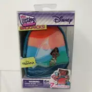 Shopkins Disney Moana Real Littles Mini Backpack School Supplies NEW