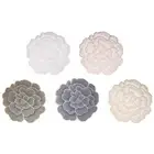 Sustainable Material Nordic Style Decorative Plastic Meal Mat Set 6 PCS