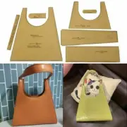 DIY Kraft Paper Material Cross Body Bag Stencil Sewing Pattern For Leather Craft