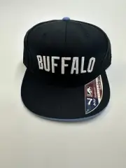 Buffalo Braves Hat Fitted Men’s Size 7 3/4 Black Bob McAdoo Wool Hardwood Reebok