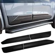 TRADIESCHOICE Side Door Body Moulding Cladding Trim for Nissan Navara NP300 21-24- Matte Black Finish New