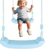 Swing Seat for Kids - Non-Slip Swing - Adjustable Rope Hangable Seat Rust Proof for Garden Patio Yard Porch Backyard Outdoor