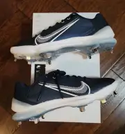 Nike Force Zoom Trout 7 Pro Navy Blue White Cleats CQ7224-403 Men's 12 NO LID