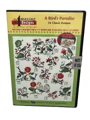 Amazing Designs Birds Of Paradise Embroidery Cd Rom