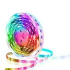 50ft LED Strip Lights 5050 Music Sync Bluetooth Room Light Remote