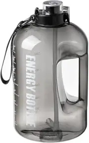 1 Gallon Water Bottle With Times To Drink - 128 oz Water Bottle With Straw