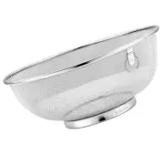 Rice Sieve Fruit Basket Silver Colander Steel Stainless Strainer