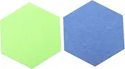 [LAPYAPPE] 2pcs Hexagon Felt Bulletin Board Photo Display Board for Home Classroom for Memos Keys Decor Design