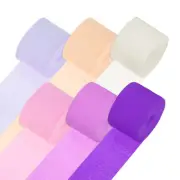 6-Rolls 492ft Crepe Paper Streamer for DIY [6 Colors-1.8 Inch x 82 Ft/Roll]