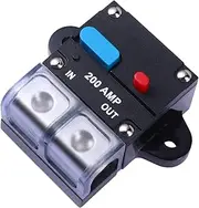 LALADEFIEE Self-recovery Car Circuit Breaker 200a Thermal Breaker Manual Reset Auto Dc System Car Electrical Protection
