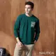 NAUTICA男裝 品牌帆船印花口袋長袖T恤-綠