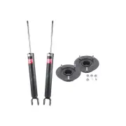 2 Rear KYB Shock Absorbers + Strut Top Mount Kit for Hyundai i30cw i30 FD 07-13