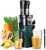 High Yield Slow Masticating Juicer with Reverse Function & Safety Lock Feature