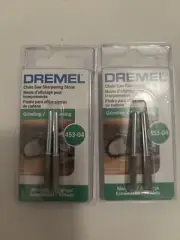 Dremel 1453-04 Chainsaw Sharpening Stone, Rotary Tool Accessory Set Lot Of 2