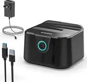 GODO Single Hard Drive Docking Station USB 3.0 to SATA III for 2.5 / 3.5 inch HDD SSD, External Hard Drive Dock with UASP (5 Gbps),Support Offline Clone and Max Up to 18TB,Black…