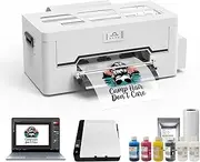 A3 DTF Printer with Computer,XP600 Direct to Film Transfer Printers Bundle for DIY Print T-Shirts, Dark and Light Fabric Printing