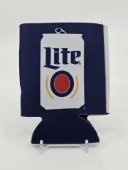 2018 Miller Lite USA Flag Beer Can Bottle Koozie Cooler A Fine Pilsner Beer NEW