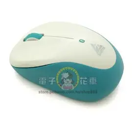 ☆電子花車☆文鎧 WinTEK 6100 藍芽滑鼠 第3代 (白綠色)