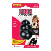 Kong Rubber Toy For Dogs - Extreme Black 1 X Small
