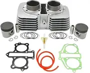 motorcycle accessories Motorcycle Cylinder Piston Rings Gasket Oil Tube Fuel Filter 53mm For CA250 CMX250 1996-2011 CMX250C Rebel 250 CMX 250