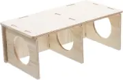 Iplusmile Mini Wooden Rabbit House Hideout - Hamster Hut Bunny Guinea Pig House