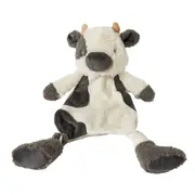 Jiggle & Giggle 30cm Bertie Cow Comforter w/ Soft Plush Baby 0m+ Charcoal/White