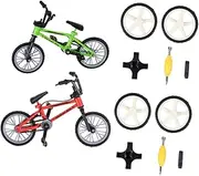 GARIOUANS 2sets Finger Toy of Aluminum Alloy Finger for Boys and Girls Fidget Movement and Tabletop Competitive Game for Collecting and Play