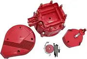 Performance Red HEI Large Distributor Cap Rotor Kit Fits for Chevy GM SBC BBC 305 350 454