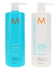 Moroccanoil Extra Volume Shampoo 33.8oz & Extra Volume Conditioner 33.8oz Combo Pack