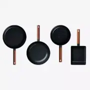 True Cook IH Induction Frying Pan Set of 4P Black