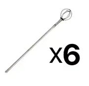 Norpro Stainless Steel Mini Cocktail Whisk, 8 ¼ Inch (6-Pack)