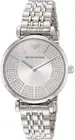 EMPORIO ARMANI AR11445 Men's Black Stainless Steel Analog Watch New